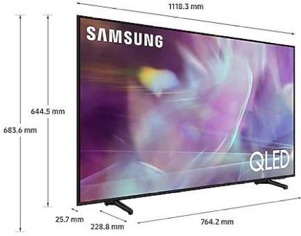 QA50Q60AAK 4K QLED 50 Inch (127 cm) | Smart TV