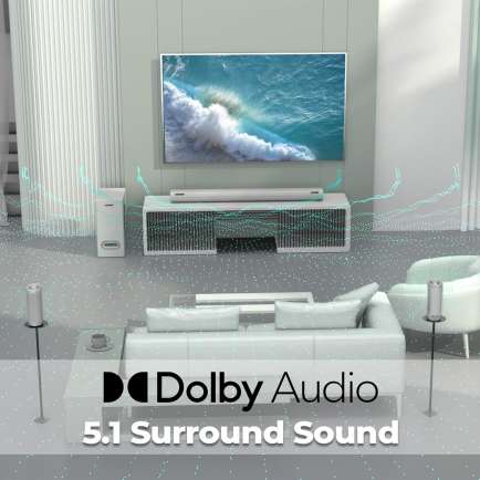 Zeb-Juke Bar 9500WS Pro Dolby 5.1 Home Theater