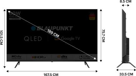 75QD7040 4K QLED 75 inch (190 cm) | Smart TV