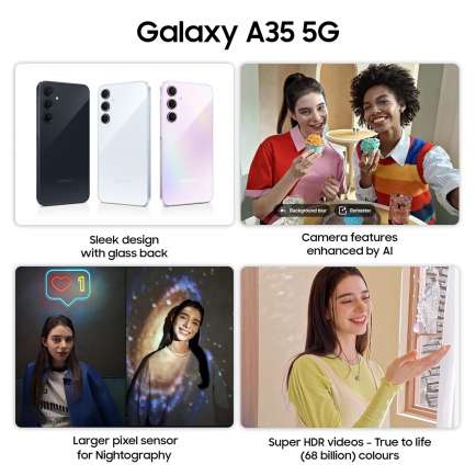 Galaxy A35 256GB 8 GB RAM 256 GB Storage White