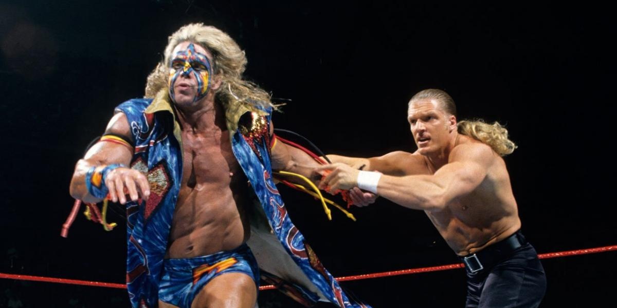 Triple H V The Ultimate Warrior WrestleMania 12 Cropped