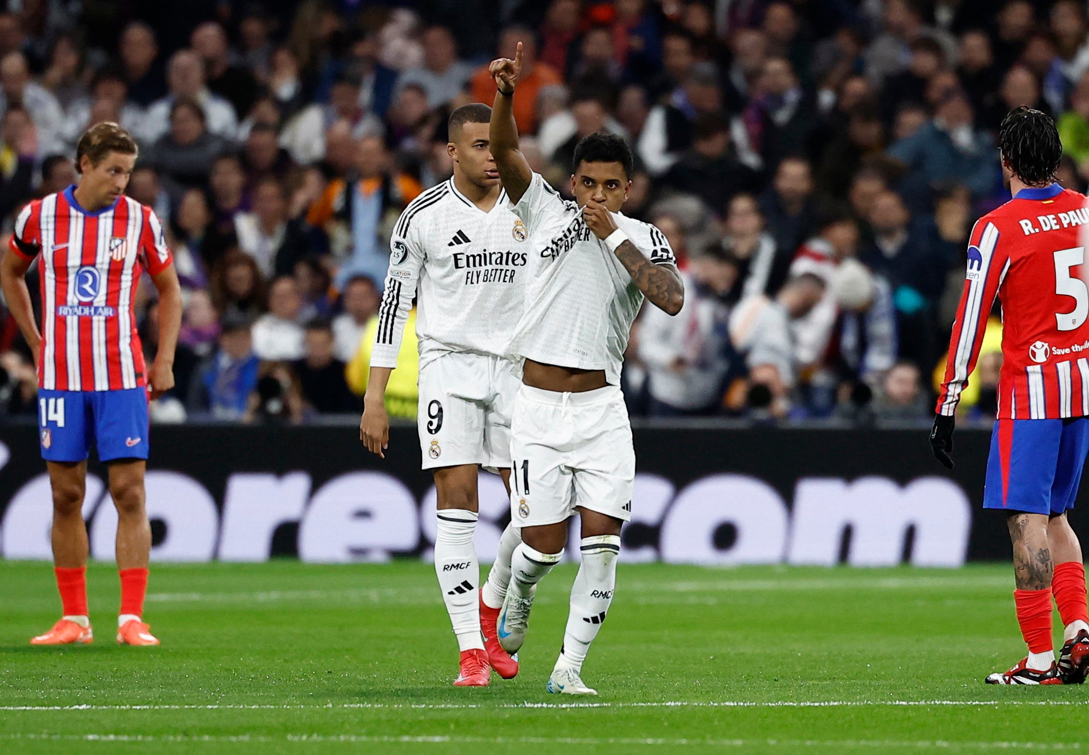 Rodrygo Celebrating After Goal 