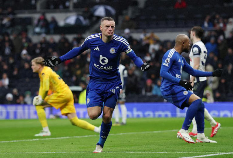 Vardy celebration