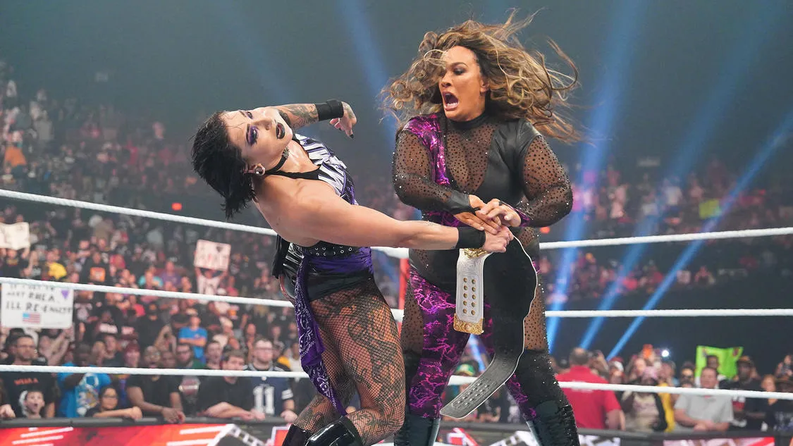 Nia Jax Attacks Rhea Ripley 3b68