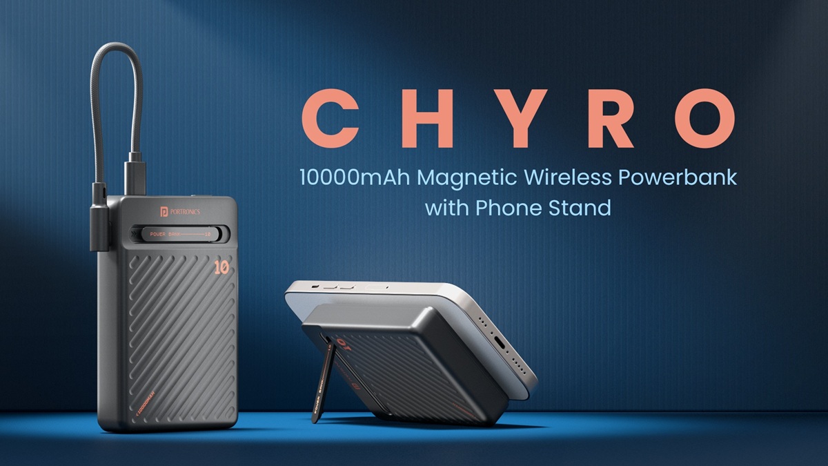 Portronics Chyro Magnetic Wireless Powerbank