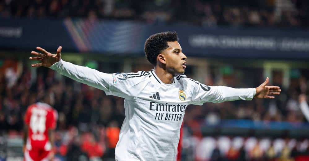 Rodrygo Goal Celebration Real Madrid 