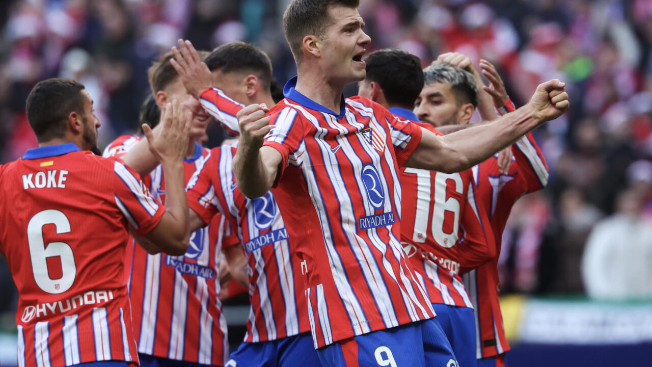 Sorloth After Scoring for Atletico