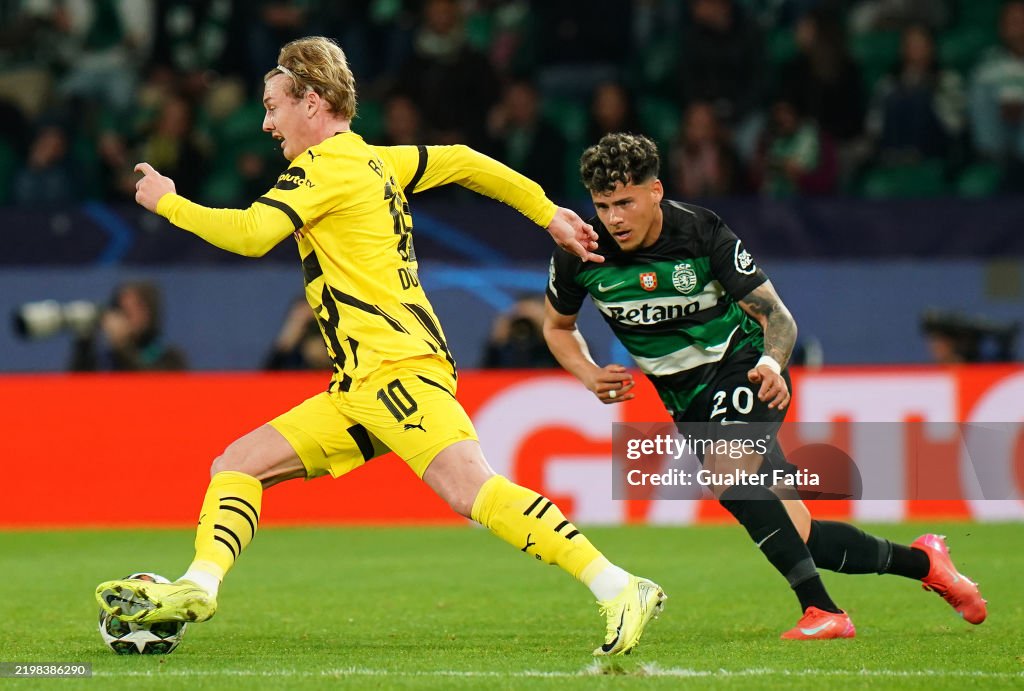 Julian Brandt against Lisbon