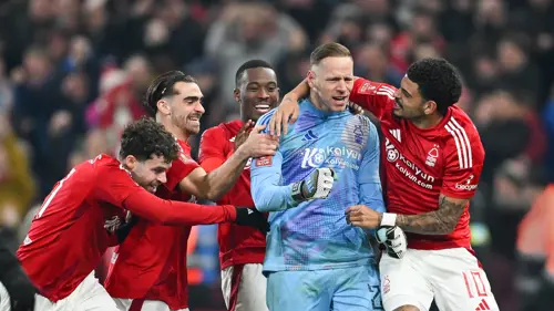 Nottingham Forest Celebrating 