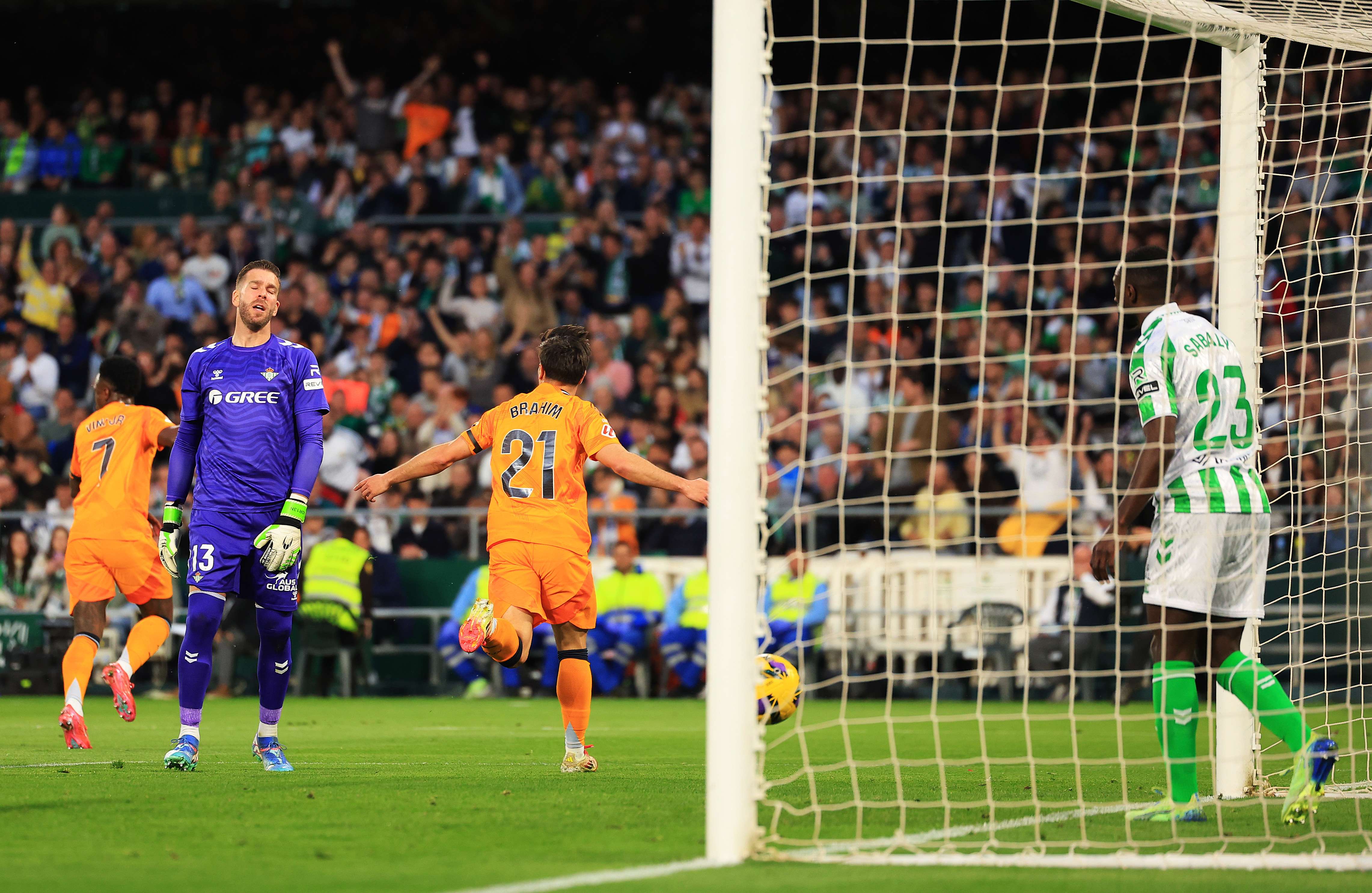 Brahim After Scoring against Real Betis